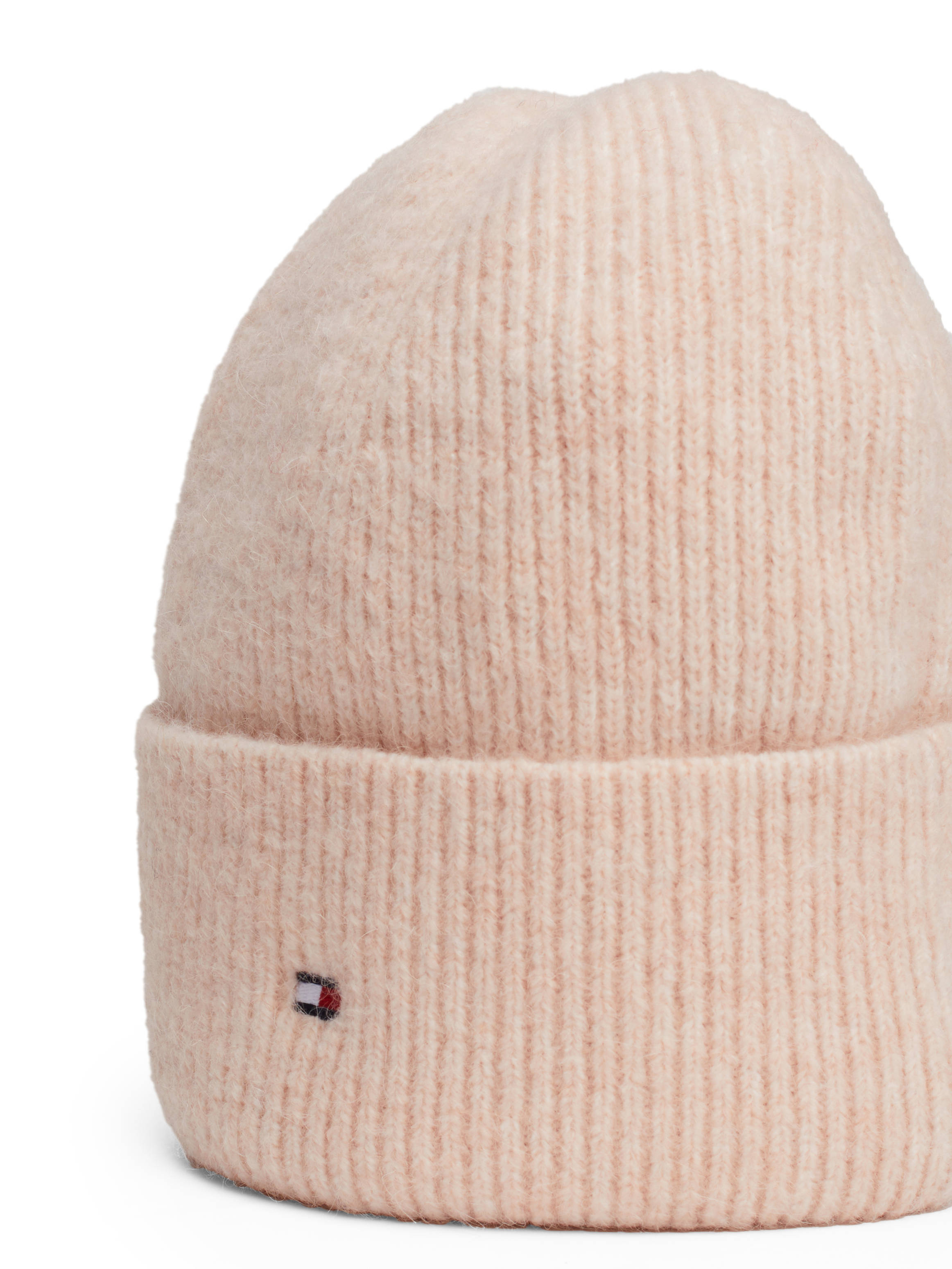 Tommy Hilfiger muts Essential Flag Fuzzy beige