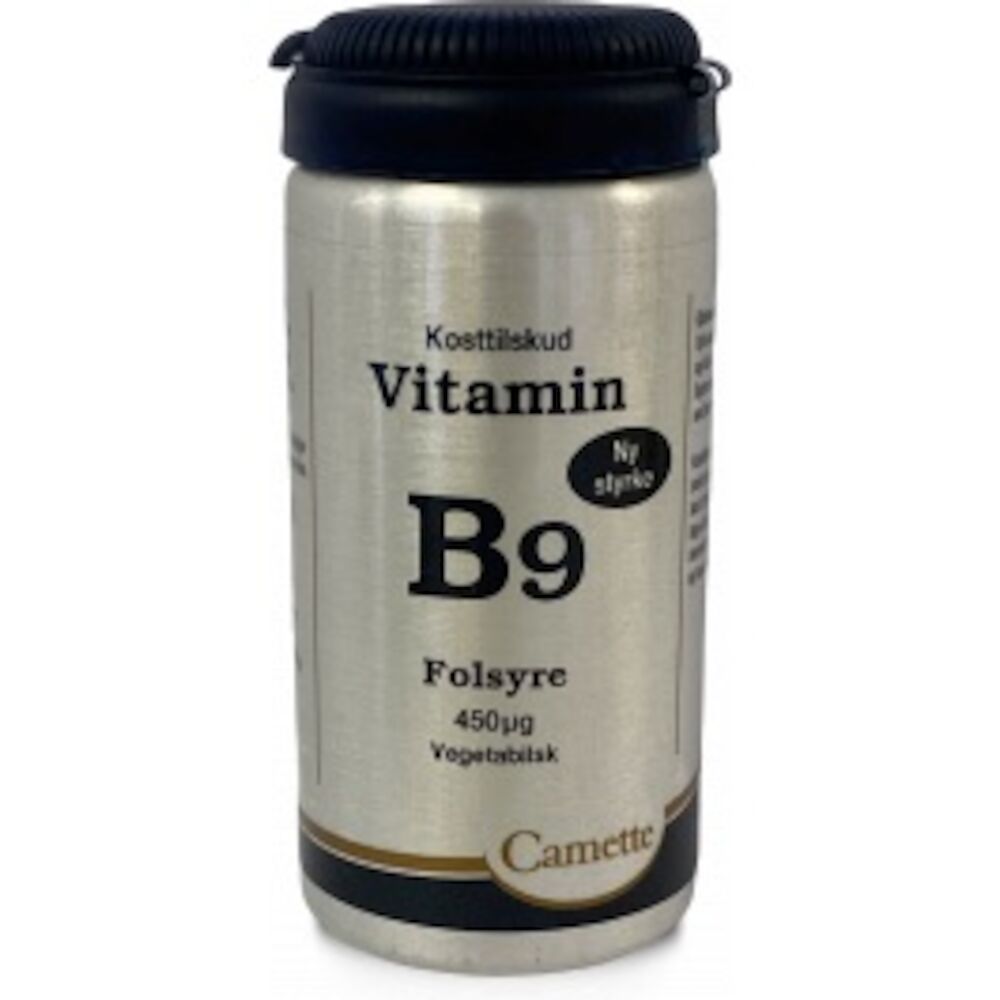 Camette Vitamin B9 Folsyre 450 µg