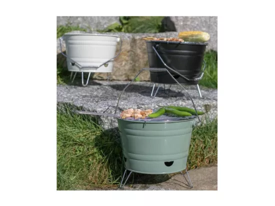 Livoo Barbecue à charbon 27cm crème - DOC327C