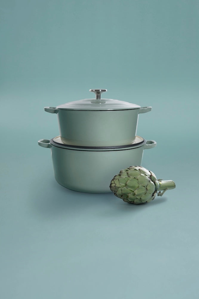 BK Bourgogne Braadpan Gietijzer - Olive Green