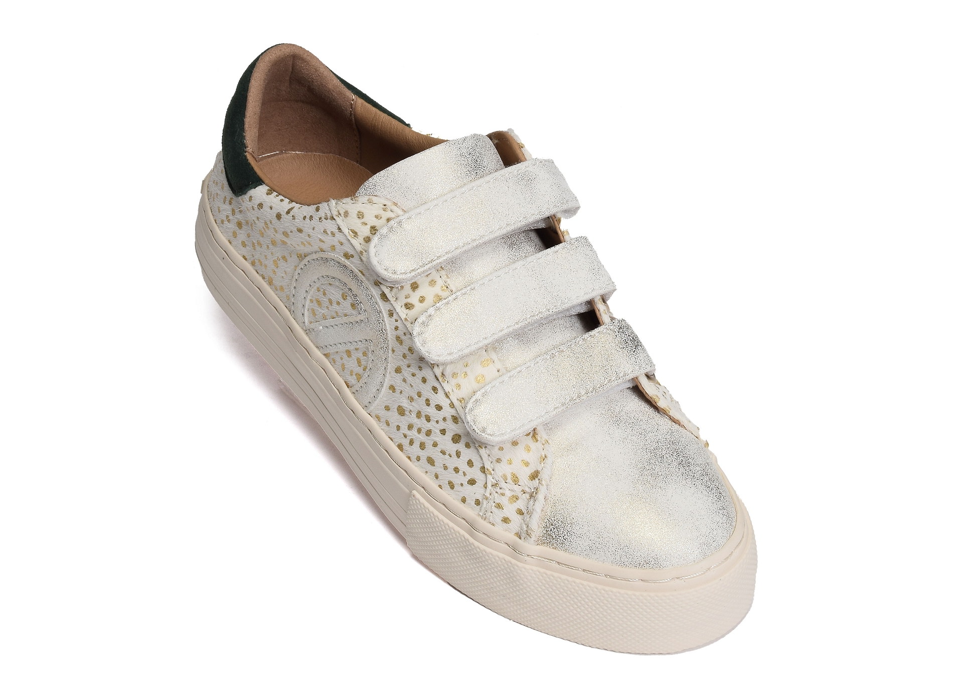 Arcade straps side beige argent