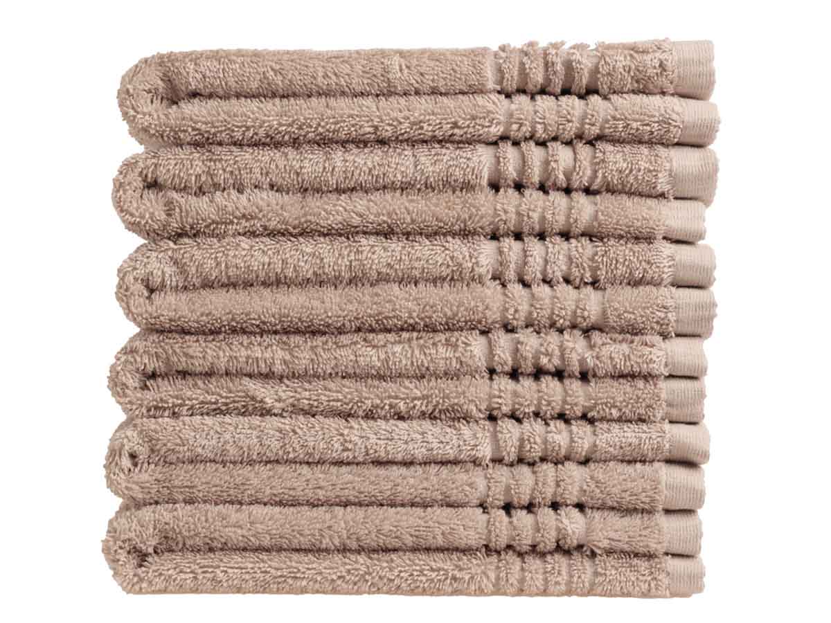 PHLOX Supreme 30 x 50 cm set van 6 gastendoekjes - sand