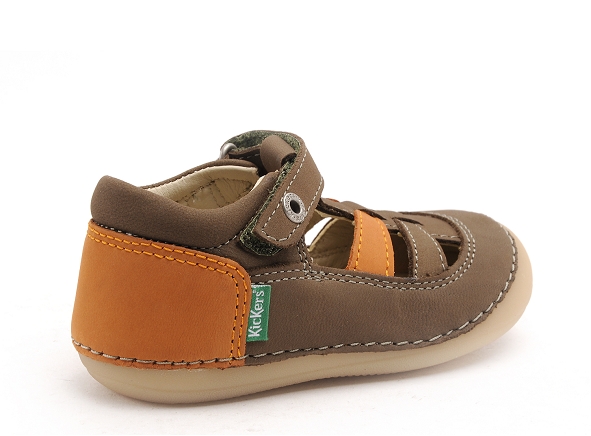 Kickers boots bottine bebe sushy garcon kaki