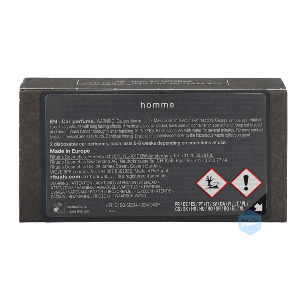 Rituals Car Perfume Set Homme6 ml
