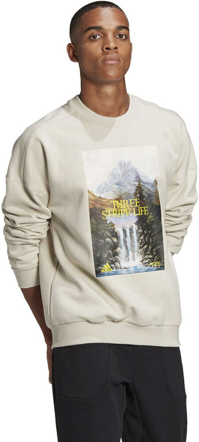 adidas adidas Sportswear Mountain Graphic trøje Hvid