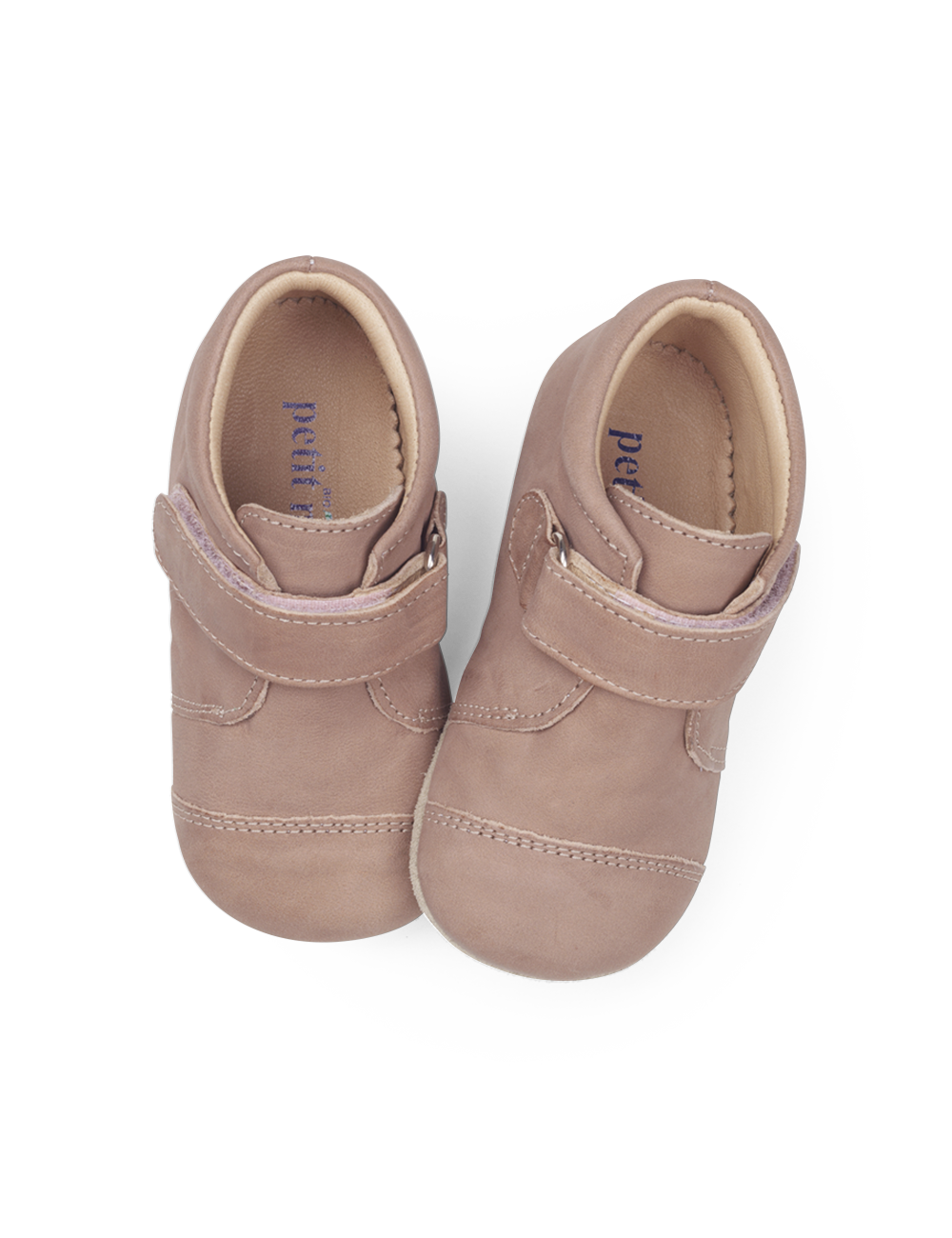 Shoe with Velcro - Old rose
