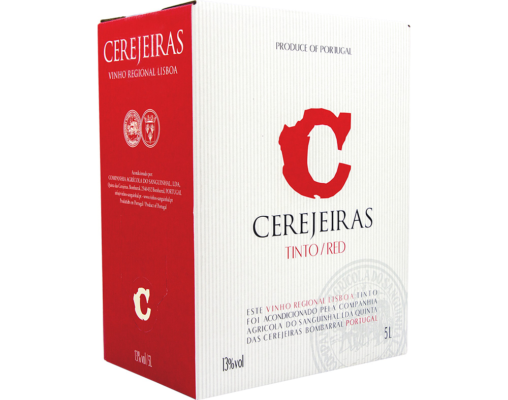 VINHO TINTO CEREJEIRAS LISBOA BAG IN BOX 5L