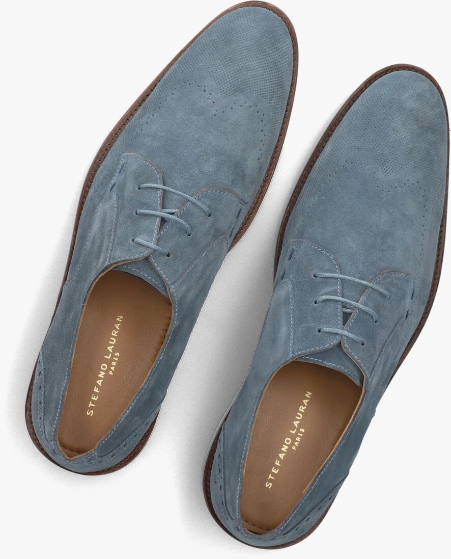 blauwe stefano lauran nette schoenen msh0010098