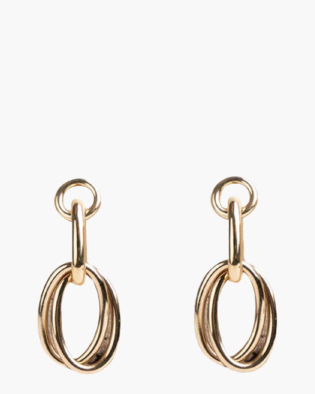 Souvenirs De Pomme Evi Chain Goud Oorbellen