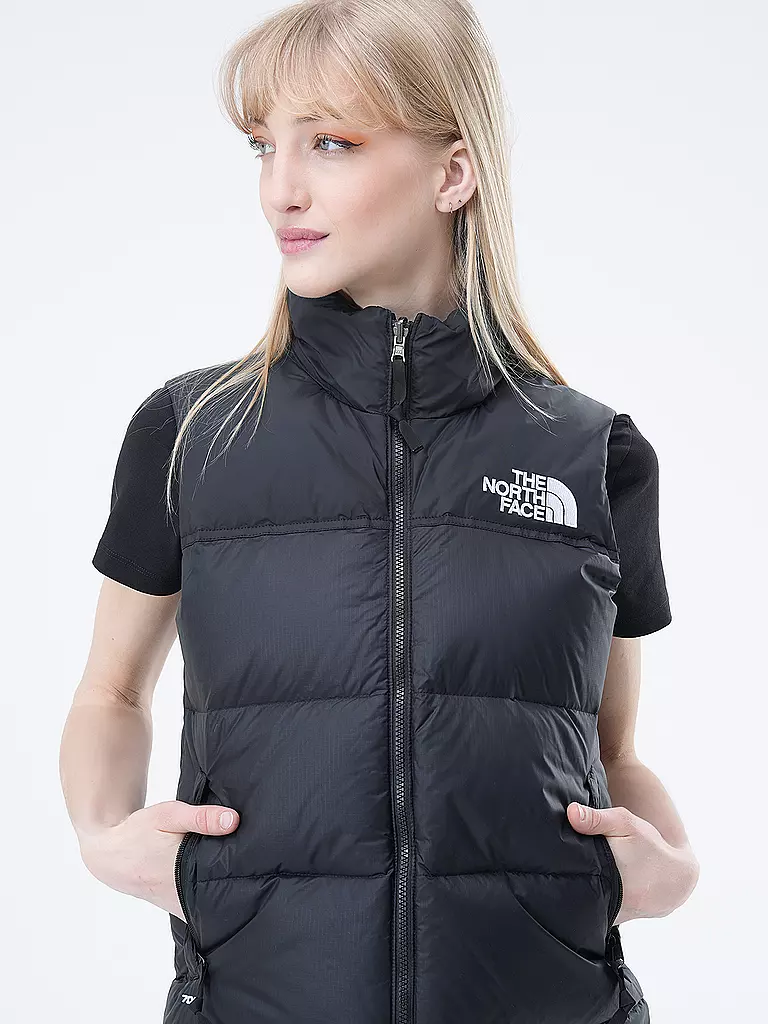 THE NORTH FACE Daunensteppgilet schwarz