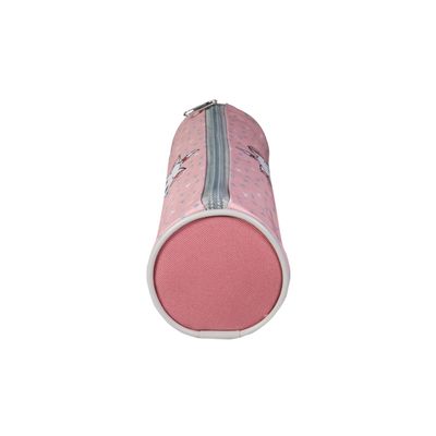 Trousse ronde Marie - 1 compartiment - rose - Bagtrotter