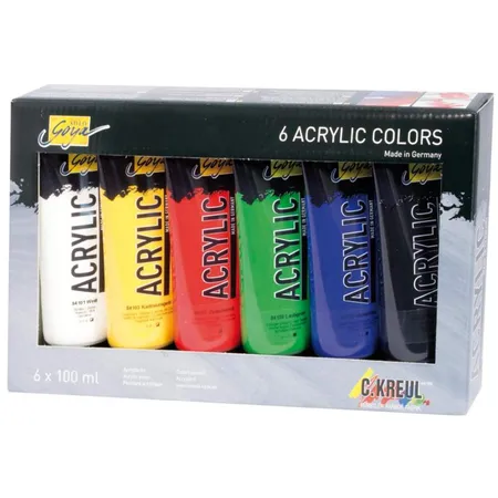SOLO GOYA Acrylic 100 ml Tuben 6er Set