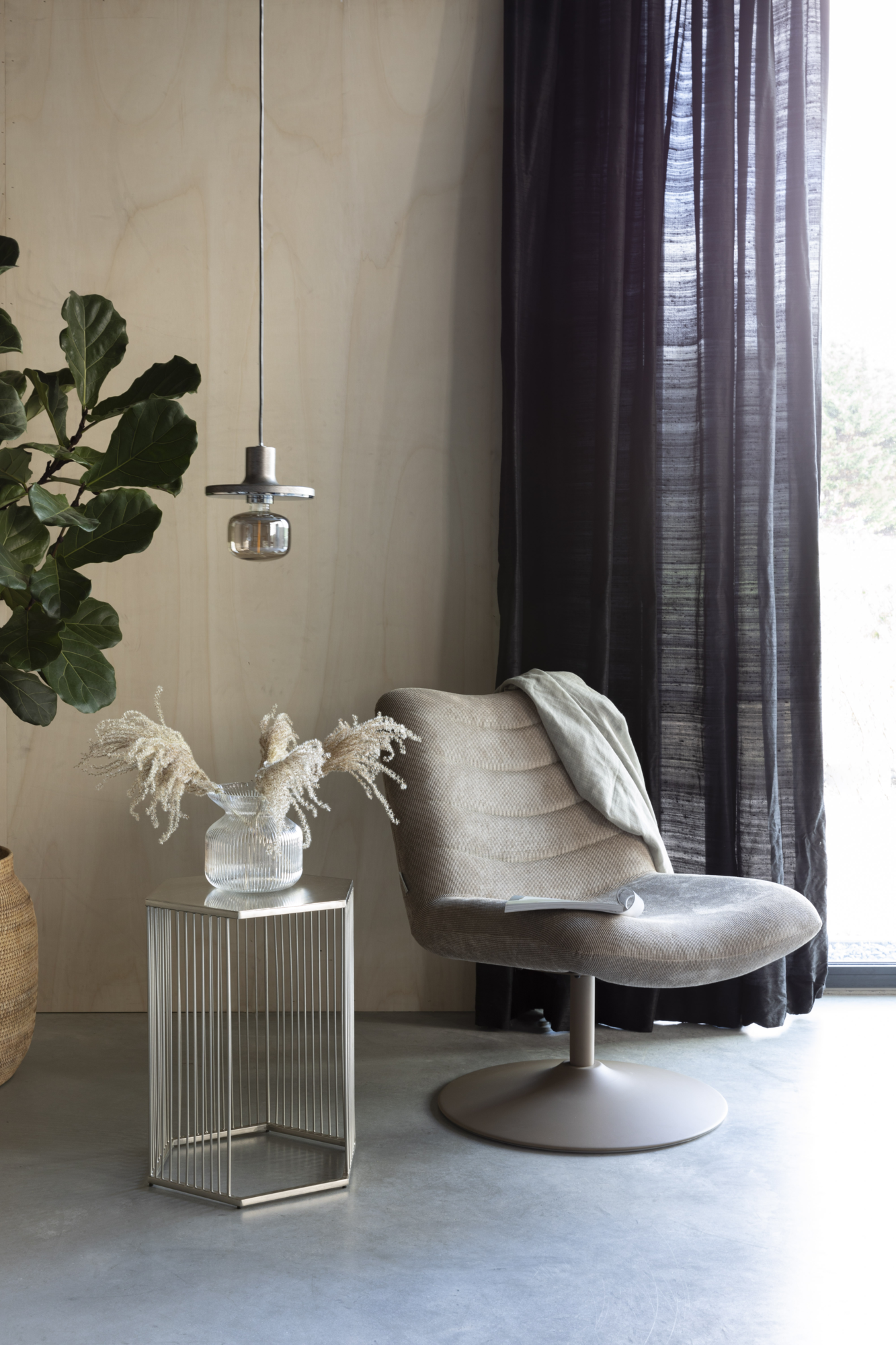 Fauteuil Bubba geel