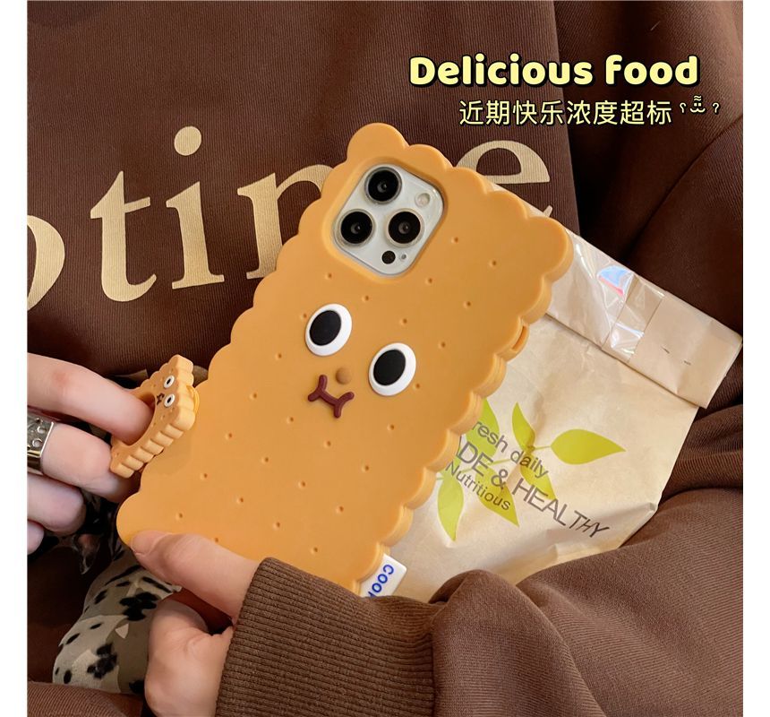 Edgin - Biscuit telefoonhoesje - iPhone 14 Pro Max / 14 Pro / 14 Max / 14 / 13 Pro Max / 13 Pro / 13 / 13 mini / 12 Pro Max / 12 Pro / 12 / 12 mini / 11 Pro Max / 11 Pro / 11 / SE / XS Max / XS / XR / X / 8 / 8 Plus / 7 / 7 Plus / 6 / 6 Plus