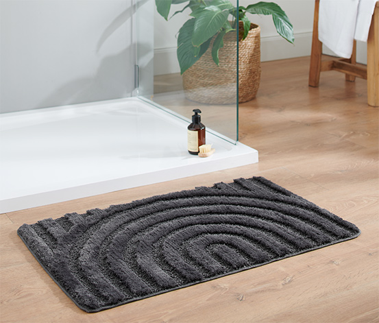 Wellness-Badematte, ca. 50 x 80 cm, anthrazit