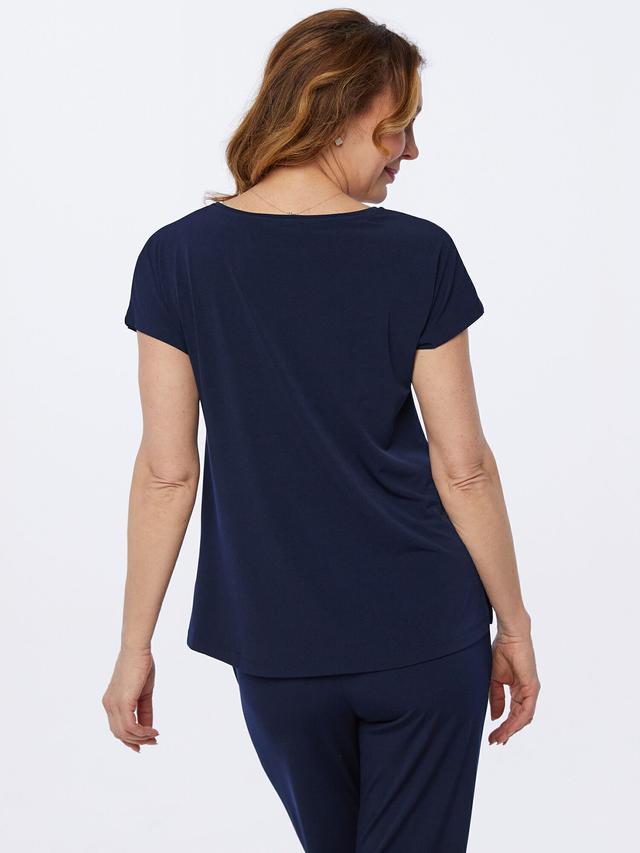 Frenchjersey Shirt mit Cut Out Effekt
