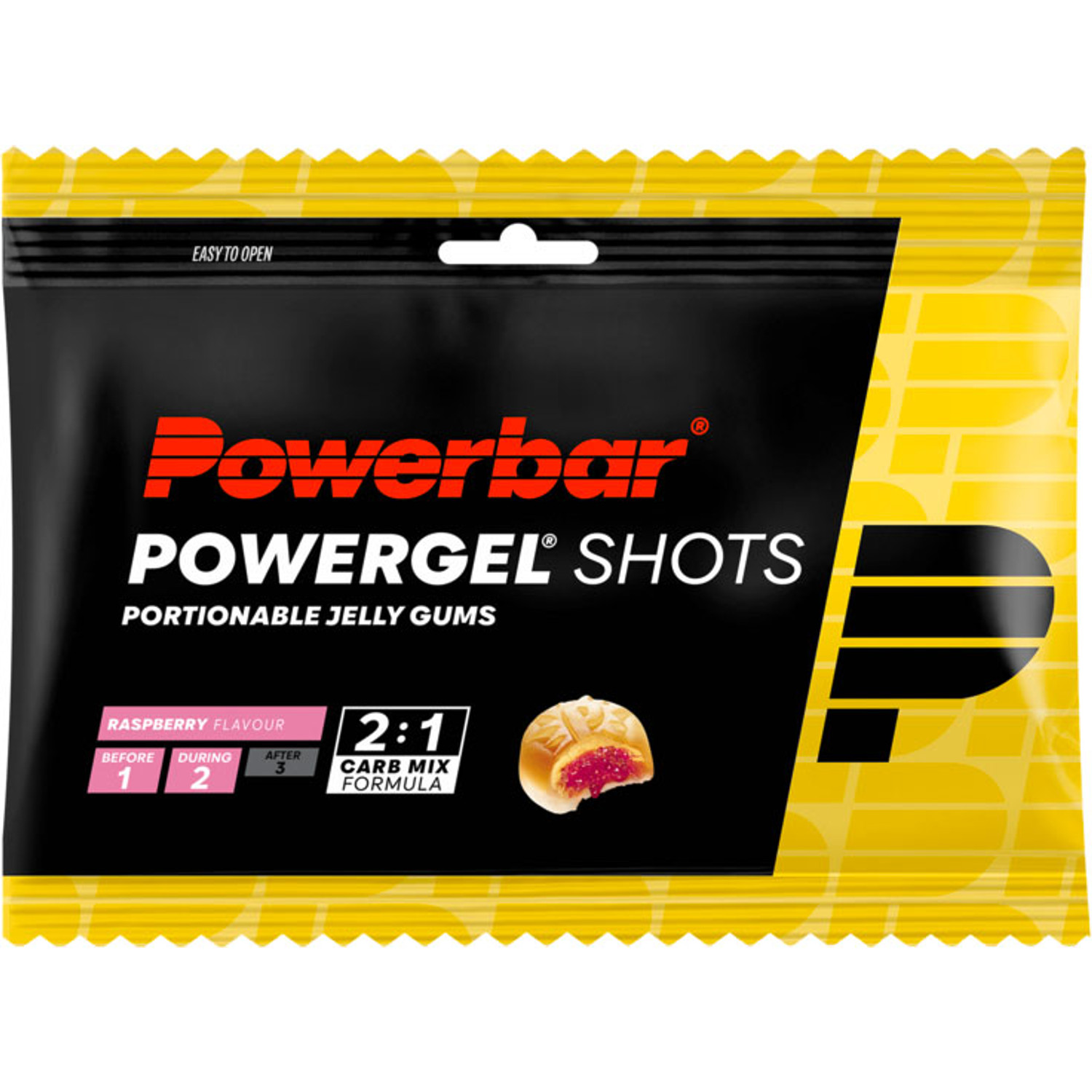 Powerbar PowerGel Shots Framboos (24x60g)