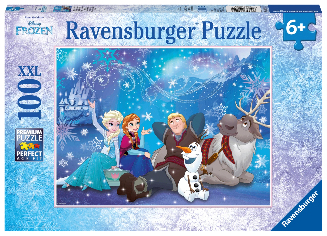 Ravensburger Kinderpuzzle - 10911 Frozen Eiszauber -  Frozen-Puzzle für Kinder ab 6 Jahren, mit 100 Teilen im XXL-Format