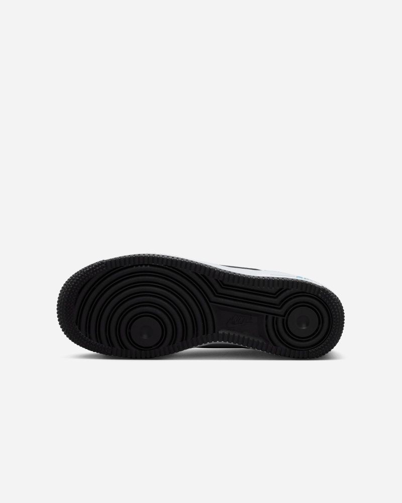 Chaussures Nike Air Force 1 Noir & Bleu pour enfant