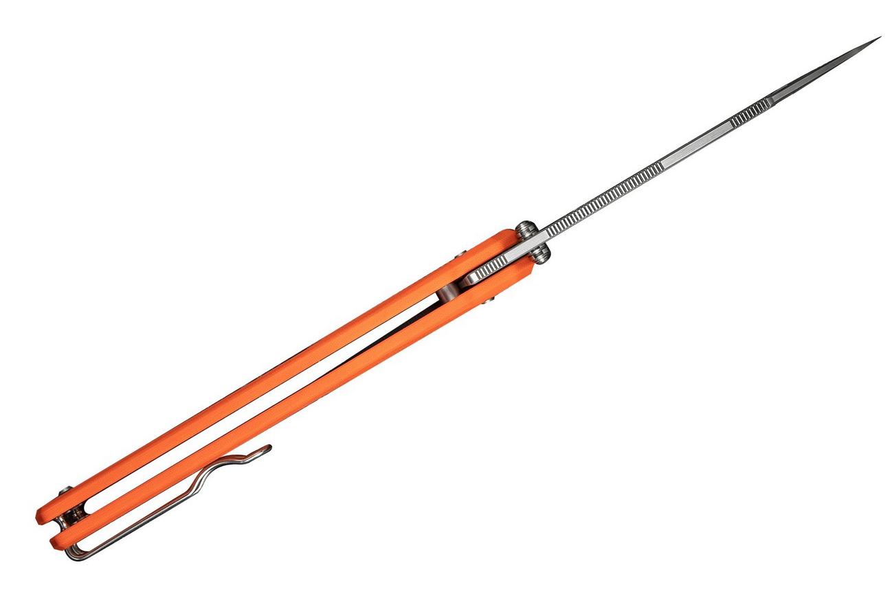 Civivi Hid C23008-4 Satin 14C28N, Orange G10, zakmes, Ostap Hel design