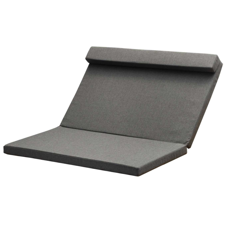 Fritz Hansen Riviera lounge ligbed tuinkussen Charcoal