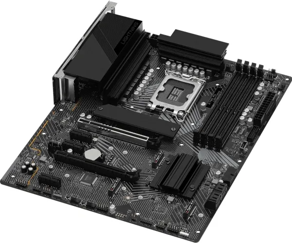 ASRock Z790 PG Lightning - Bundkort - ATX - LGA1700 sokkel - Z790 Chipset - USB-C 3.2 Gen 2x2, USB 3.2 Gen 2, USB 3.2 Gen 1, USB-C 3.2 Gen 1 - 2.5 Gigabit LAN - onboard grafik (CPU påkrævet) - HD Audio (8-kanaler)