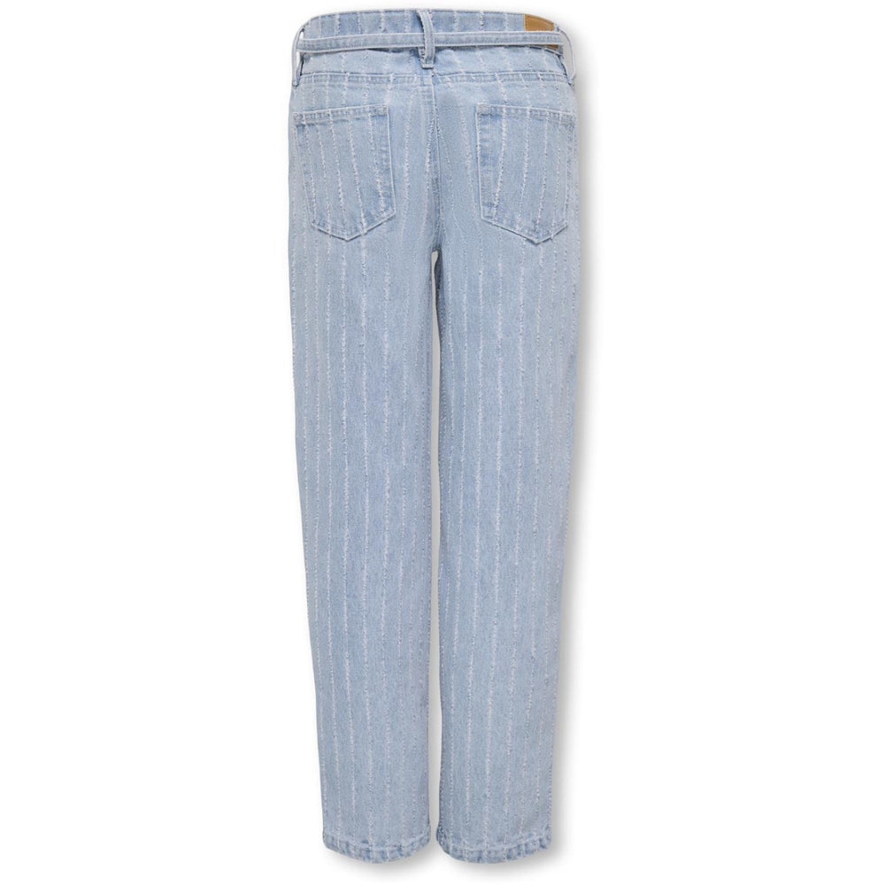 Køb kids ONLY Light Blue Denim Stripe Koggianna Mw Straight Stripe Dnm York