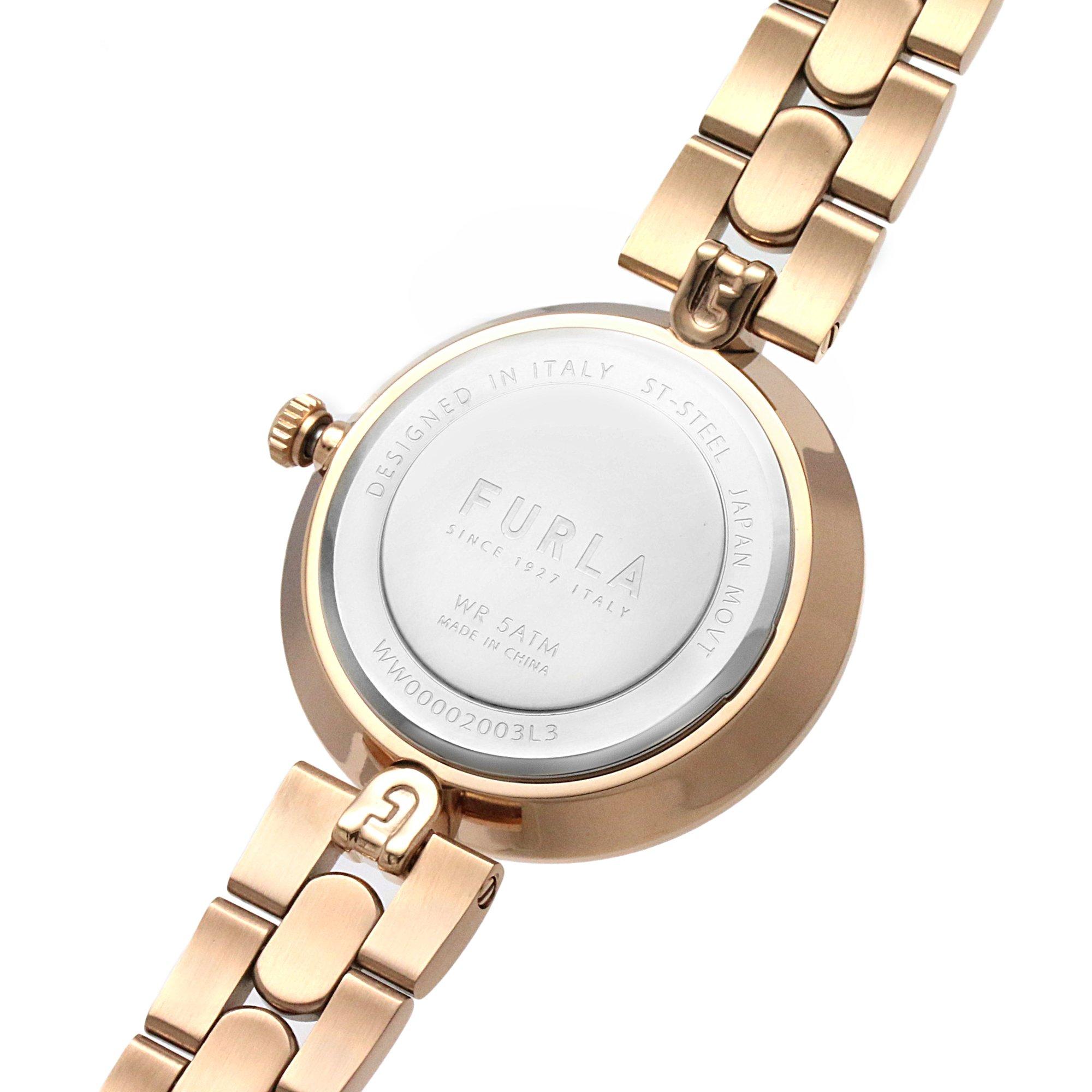 Furla Ladies Furla Milano Rose Gold Watch WW00002003L3