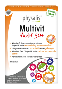 Physalis Multivit Actif 50  Tabletten 30TB