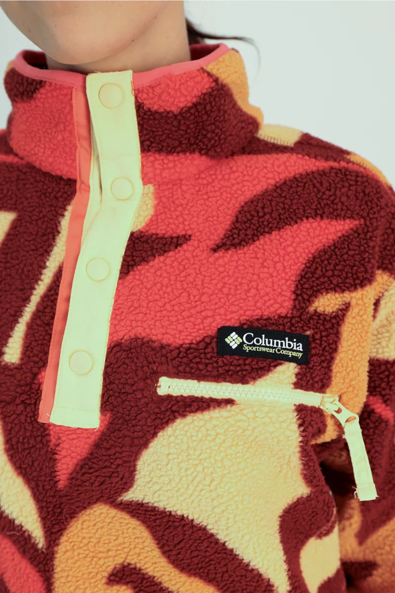 columbia Helvetia™ Cropped Half Snap Damen Midlayer