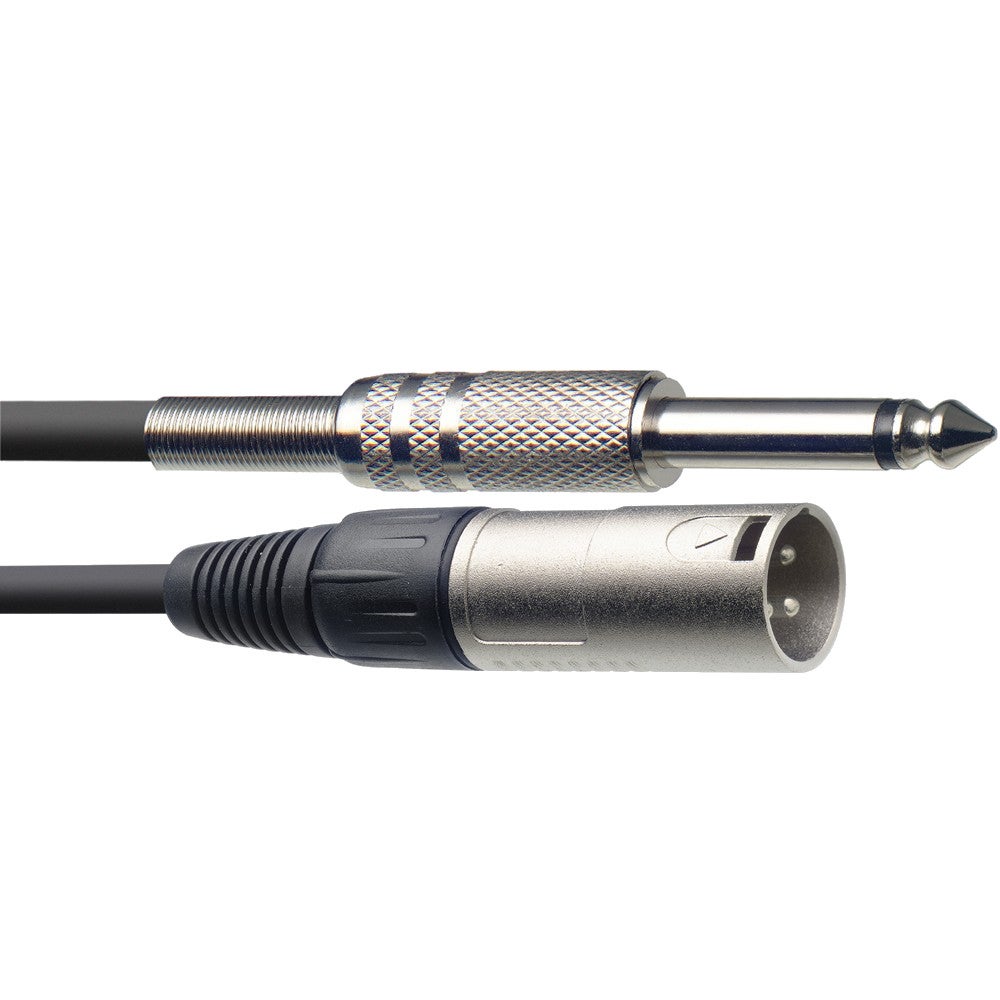 Stagg SAC6PXM DL audiokabel XLR male - jack male mono 6 meter
