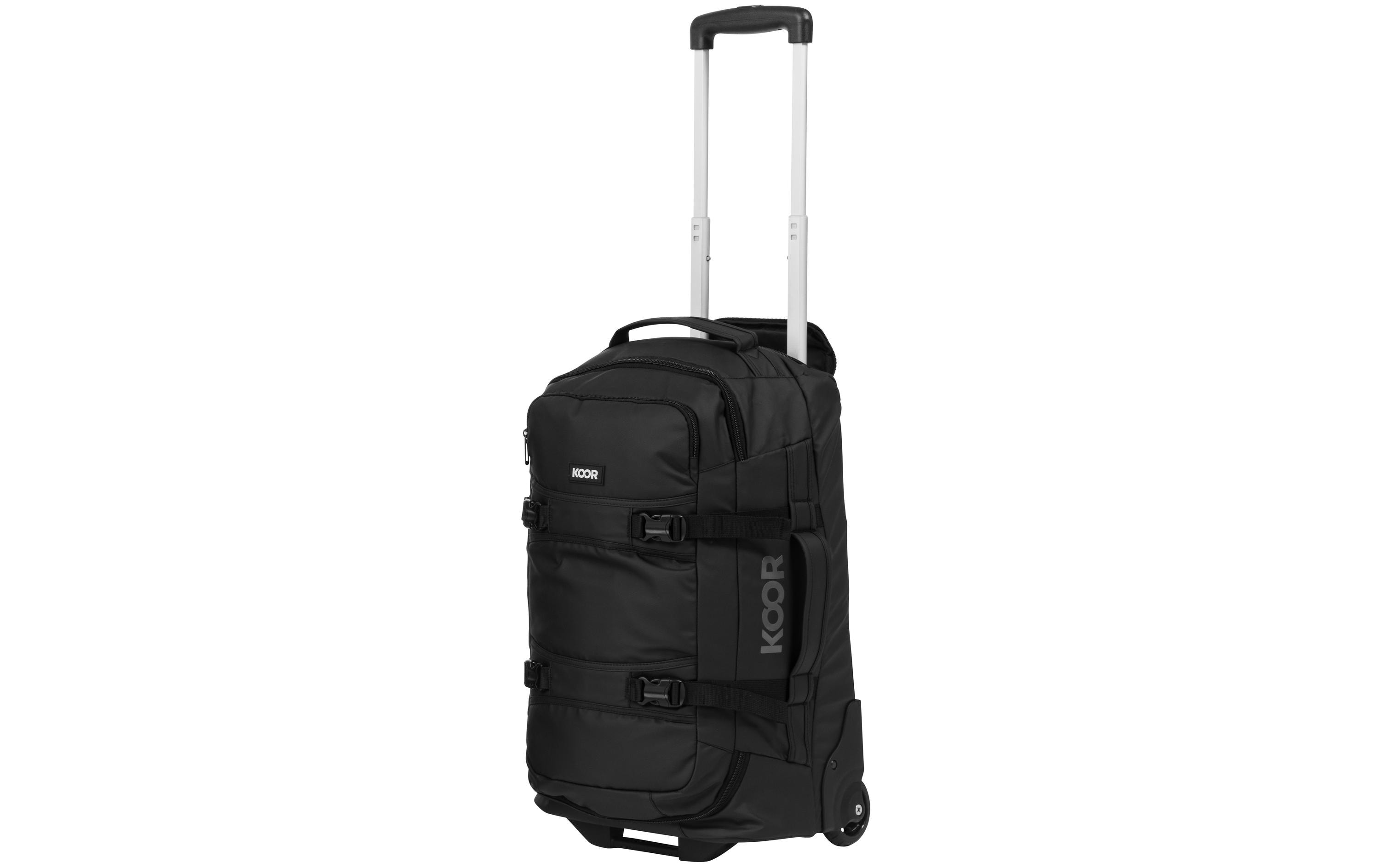 Reisekoffer Jiibs 50 L, SchwarzReisetasche mit Rollen