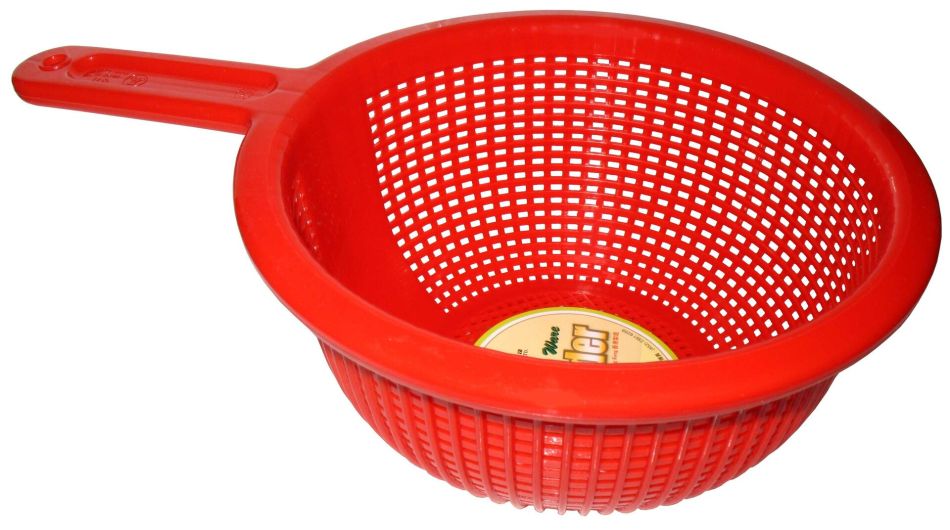Rode Plastic Vergiet Met Hendel 19cm