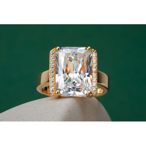 Sif Jakobs Jewellery Roccanova Ring, Guld/Hvid, 58