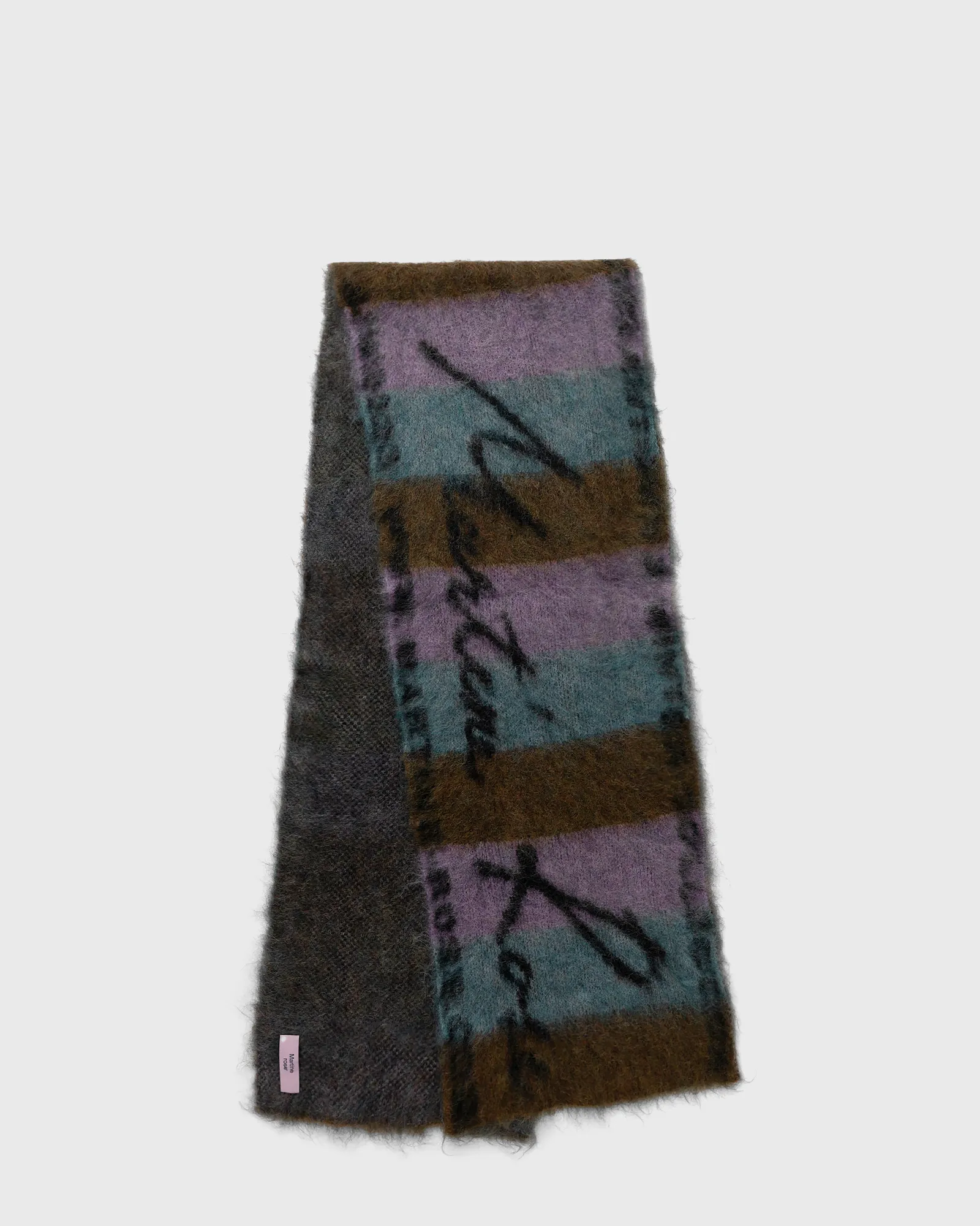 Martine Rose BRUSHED MOHAIR SIGNATURE SCARF