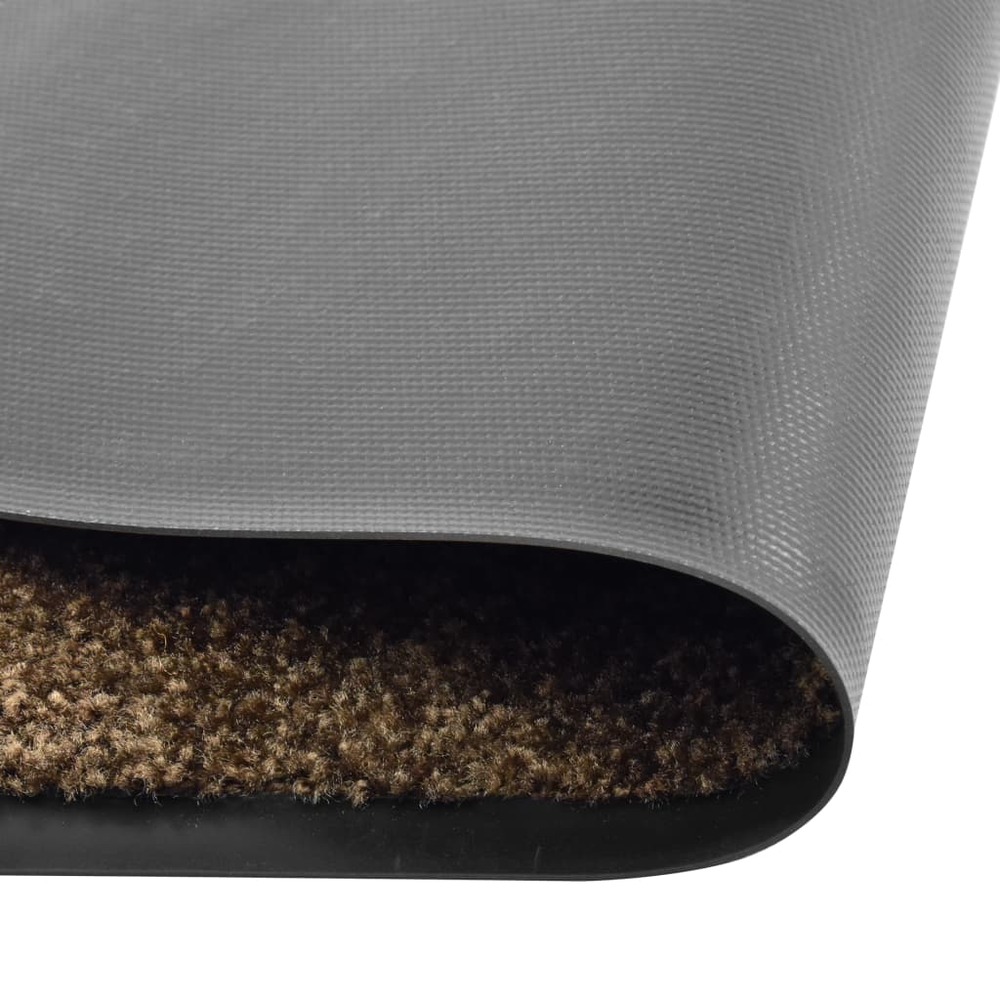 Paillasson lavable marron 90x150 cm