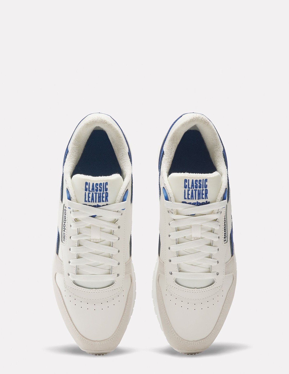 reebok Sneakers Homme Classic Leather Blanc/Bleu
