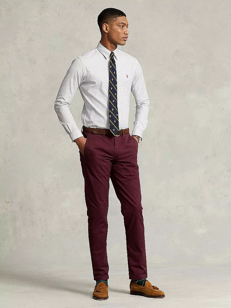 POLO RALPH LAUREN Hemd Custom Fit hellgrau