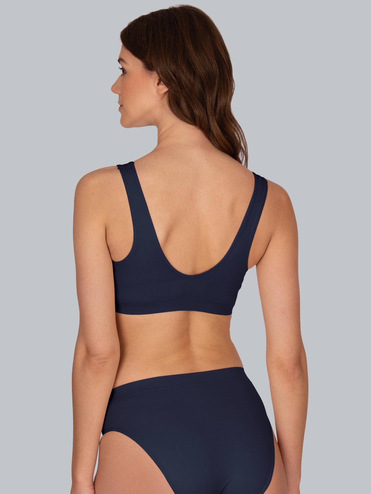 Bustier aus Polyamid/Elastan Navy