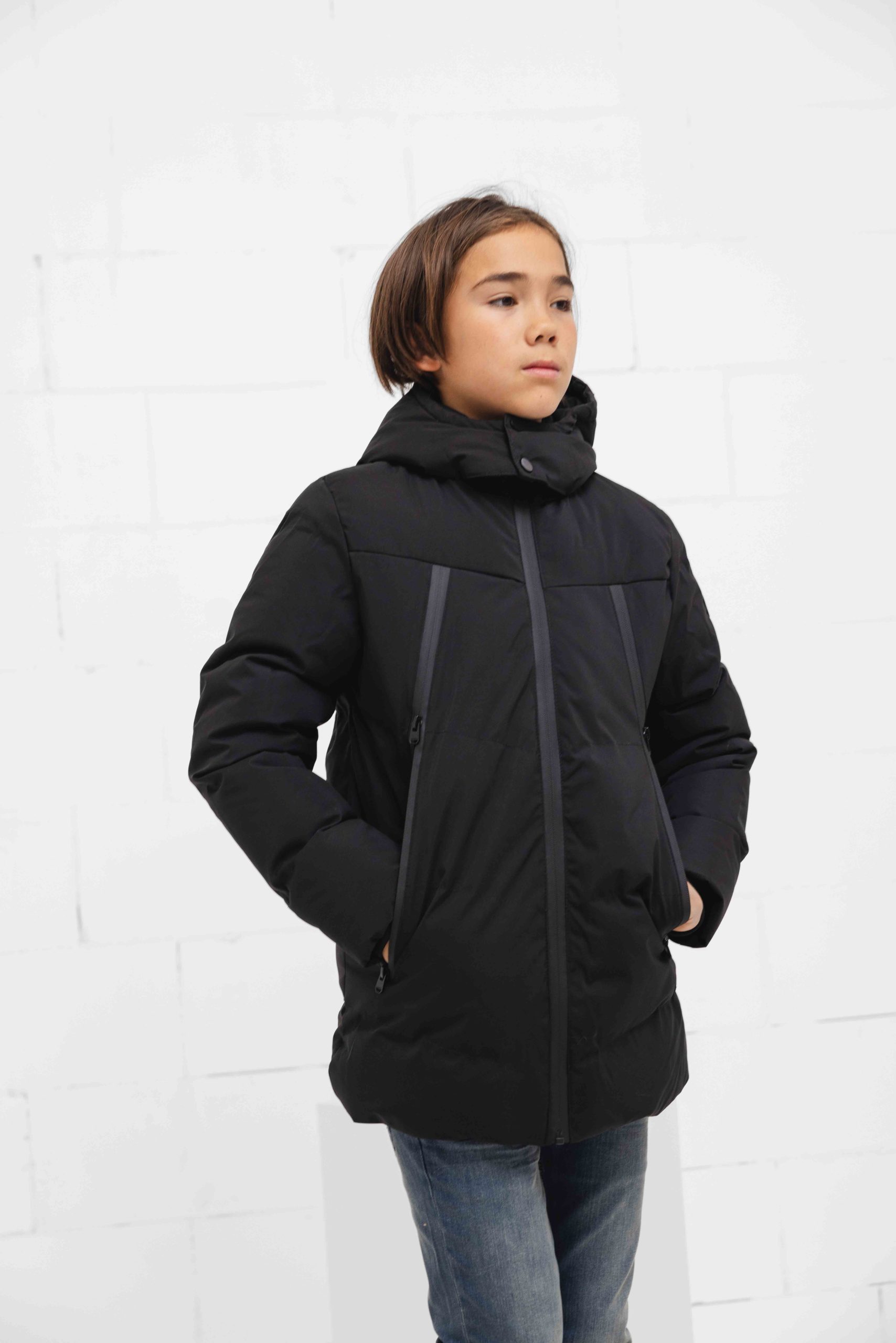 Vingino Thard Jas Kids Zwart