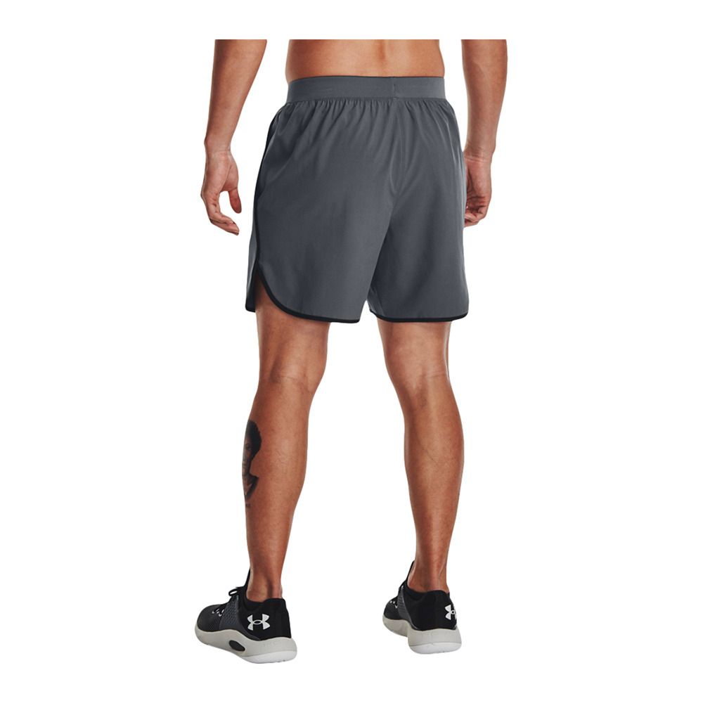 Under Armour UA HIIT WOVEN 6IN - Short Homme pitch gray/black