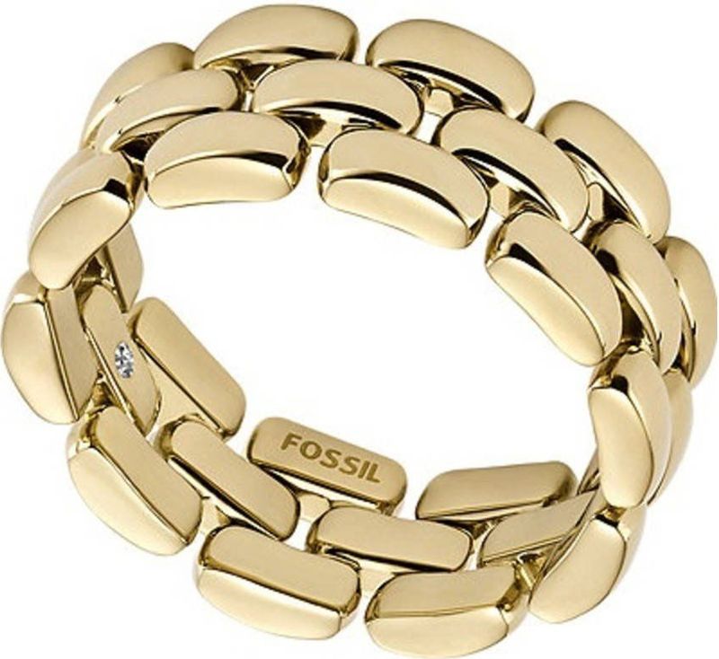 Fossil - Arden - Dames Ring - Goudkleurig - RVS
