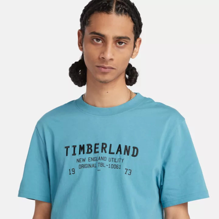 Camiseta Carrier Masculina Azul Claro