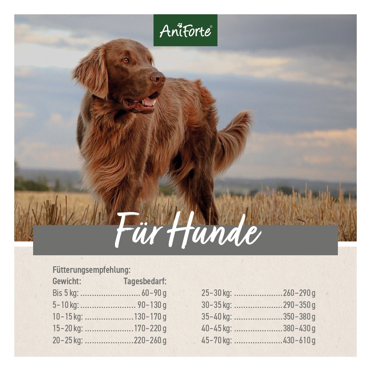 AniForte Trockenfutter Rind 500 g