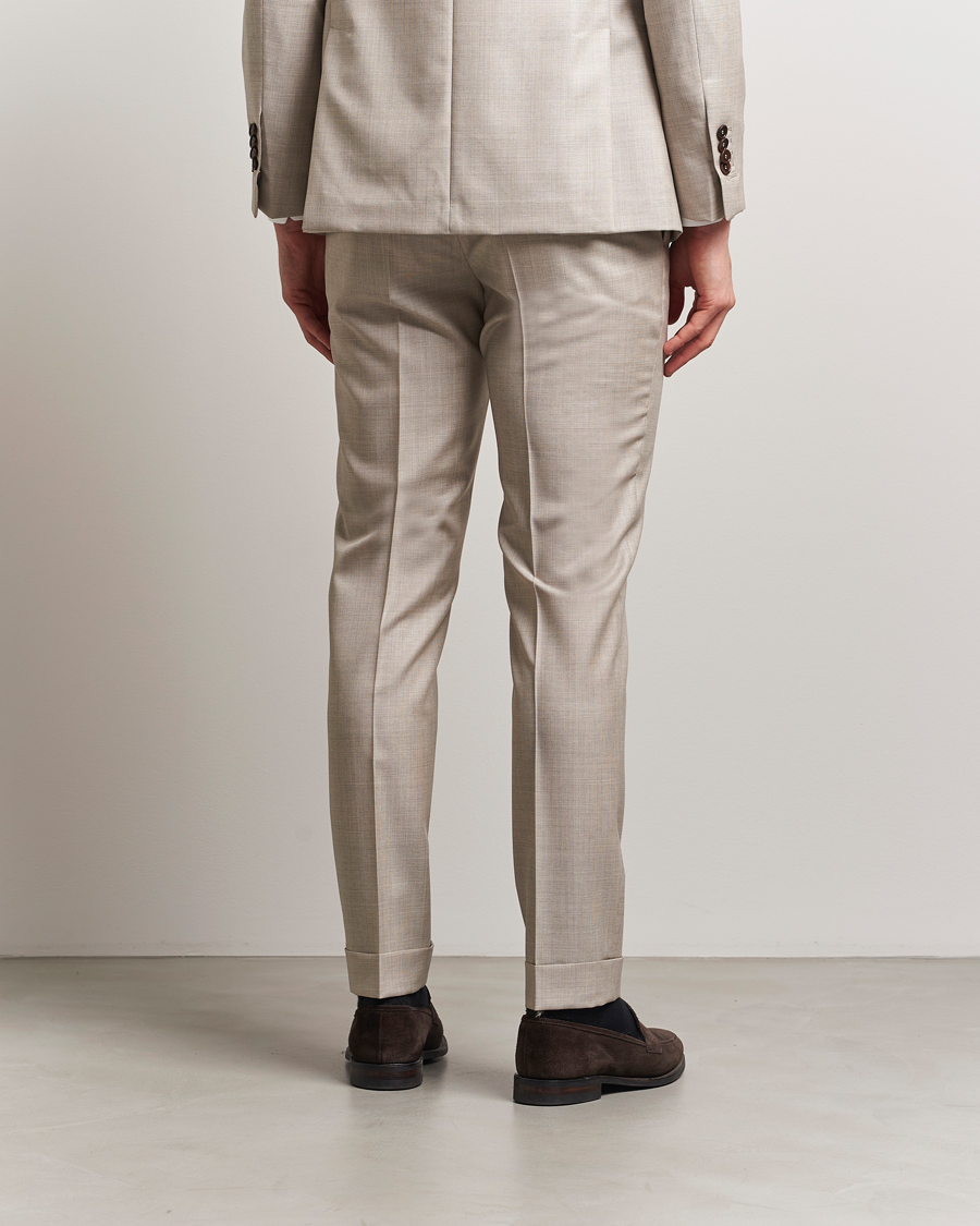 Morris Heritage Prestige Structured Suit Trousers Beige