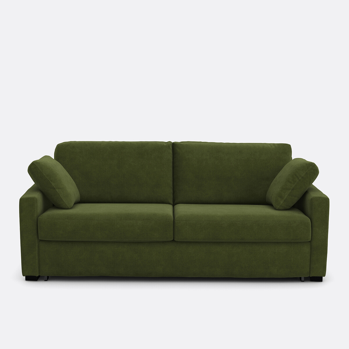 LA REDOUTE INTERIEURS<br>Sofá-cama em veludo, espuma HR premium, Timor