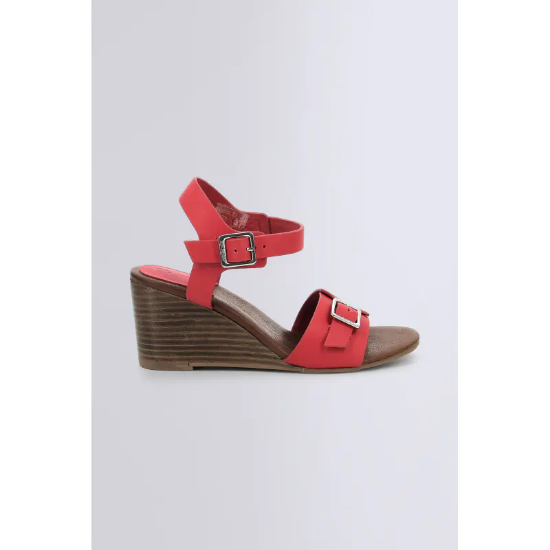 KICK VODOU ROUGE SANDALES Cuir Femme