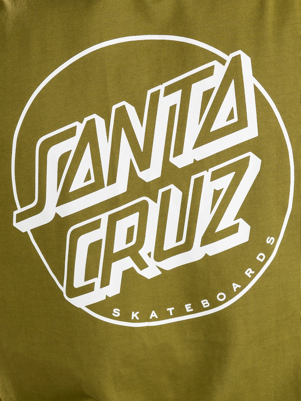 Santa Cruz Opus Dot Stripe T-Shirt sea kelp