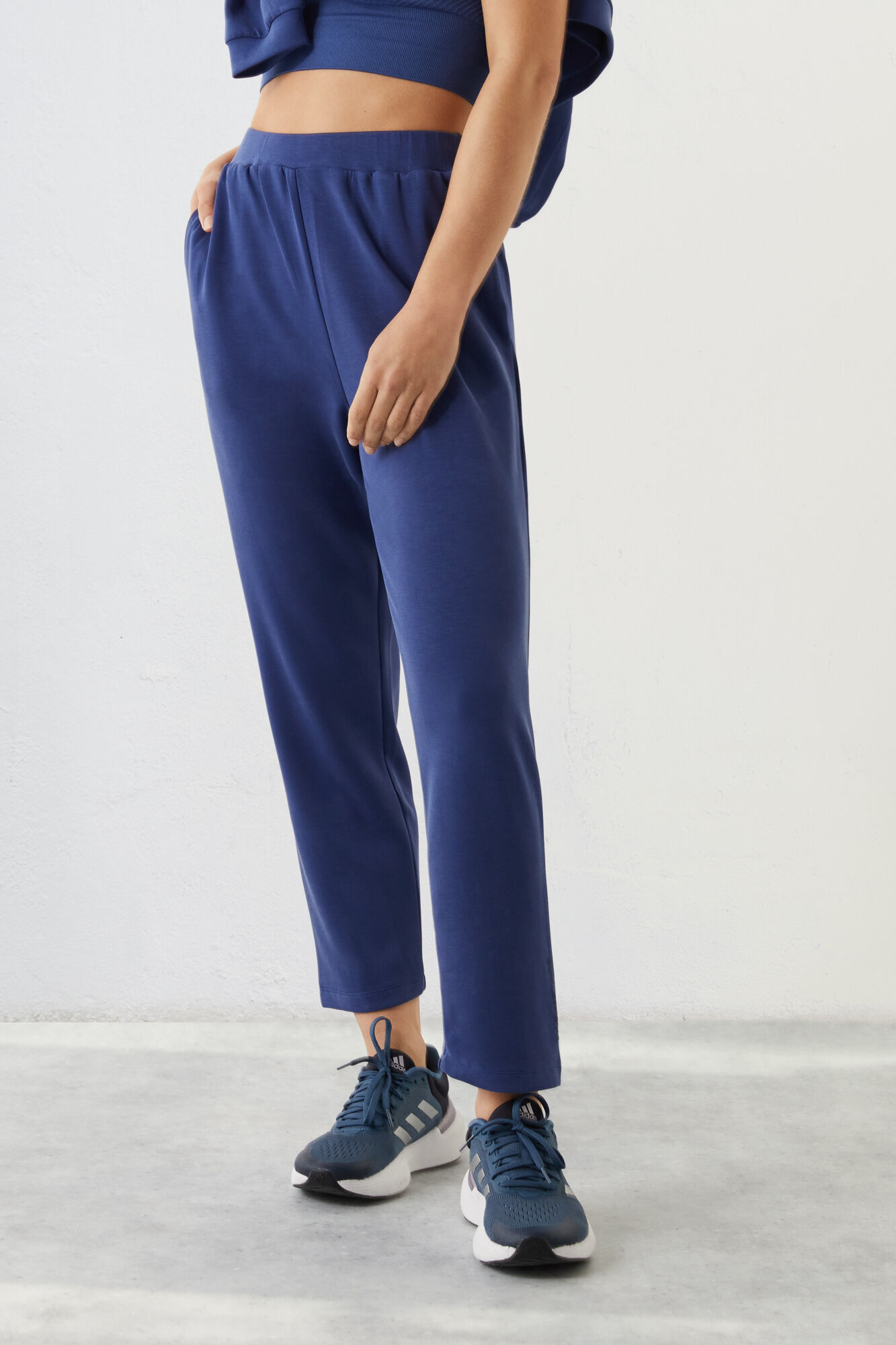 Calça jogger azul escura - azul