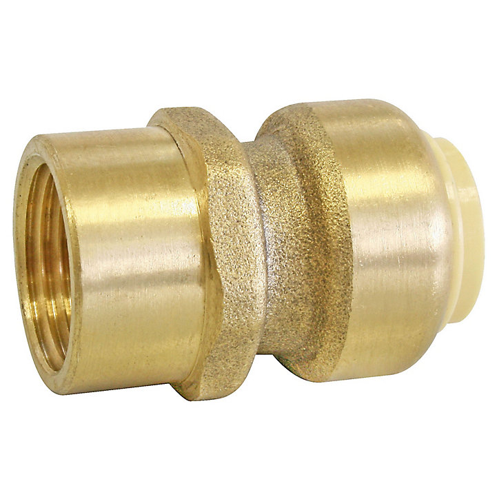 Raccord femelle à clipser pour tube cuivre ou PER Ø12 - Femelle 15/21 (1/2